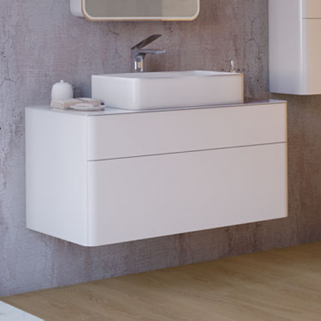 Тумба под раковину Raval Pure 100 Pur.01.100/P/W фото