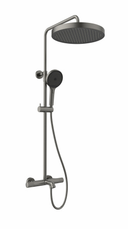 Душевая система с термостатом AltroBagno Bilancia 030428GM оружейная сталь фото