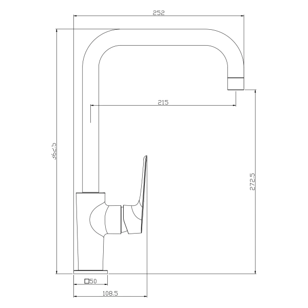 Смеситель для кухни Rossinka RS46 RS46-23 фото