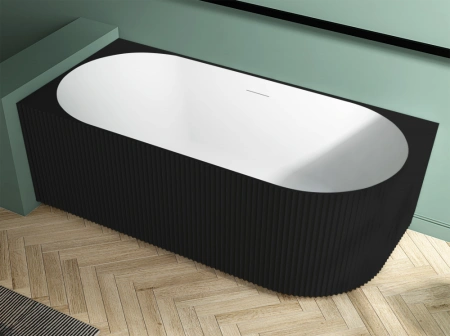 Ванна акриловая Abber AB9329-1.7MB L 170x80 черная фото