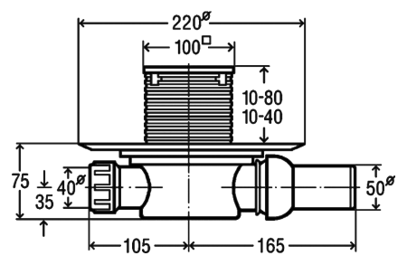 Душевой трап Viega 583217 фото