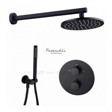 Душевая система скрытого монтажа Feramolli Thermo BL706-12 фото