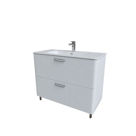 Тумба с раковиной Iddis Brick BRI10WFi95K 100 см фото