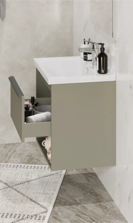 Тумба под раковину Акватон Хоуп 60 1A287201HP9D0 хаки фото