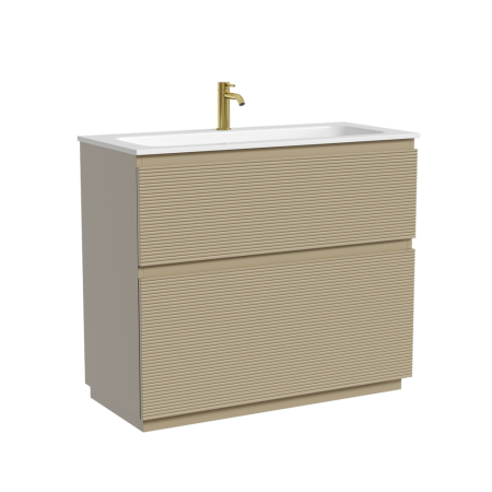 Тумба под раковину Sancos Folk Floor FL100FCP капучино фото