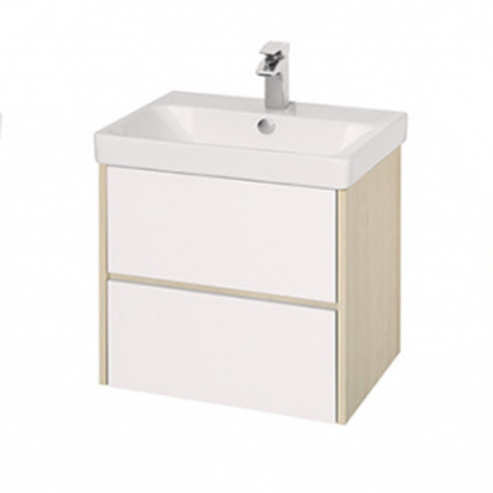 Тумба под раковину Акватон Сканди 70 1A251801SDB20 белый/дуб верона фото