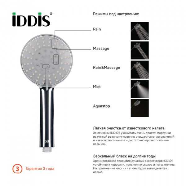 Душевая лейка Iddis Hand Shower 0605F00i19 фото