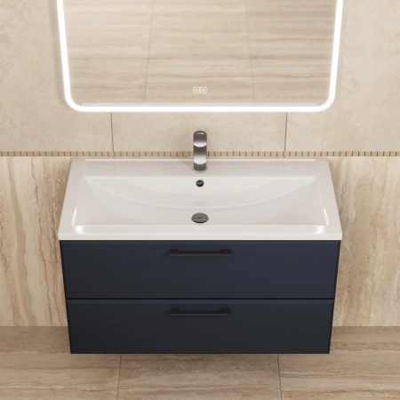 Тумба под раковину Uperwood Foster 90 TFosterNEW90b черная фото