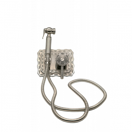 Гигиенический душ со смесителем Milacio Vitoria MC.800.SL серебро фото