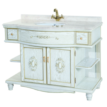 Тумба под раковину Bellezza Аврора 115 белая фото