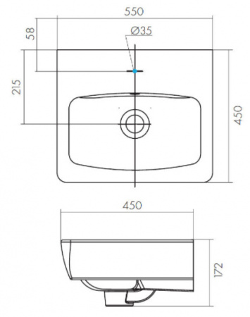 Раковина Акватон Нео 55 1WH302185 фото