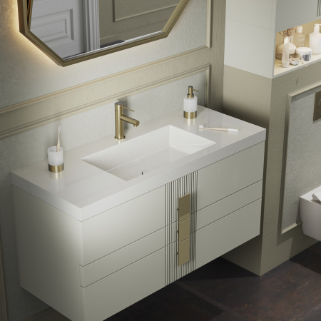 Смеситель для раковины Timo Saona 2361/17F Золото матовое фото