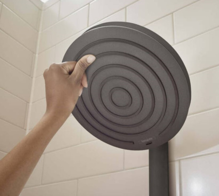 Душевая система (стойка) с термостатом Hansgrohe Pulsify S 24240670 черная матовая фото