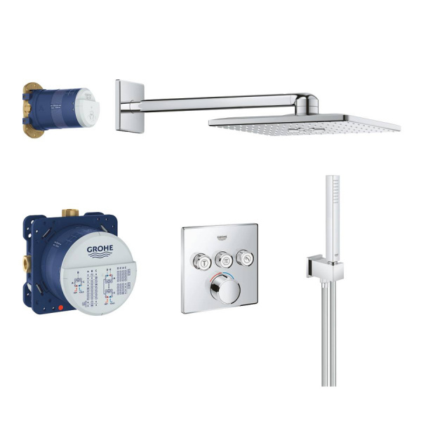Душевая система скрытого монтажа Grohe SmartControl Concealed 34712000 фото