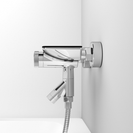 Смеситель для ванны с душем Iddis Shelfy SHESBBTi02WA фото