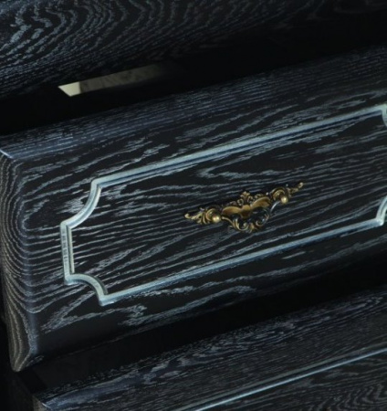 Шкаф-пенал Bellezza Рим 60 черный фото