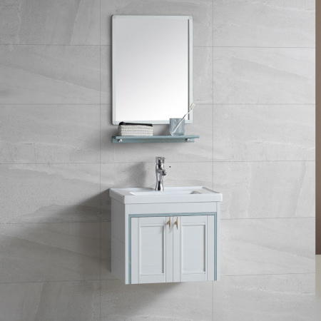 Комплект мебели для ванной River Amalia 505 BU голубой фото