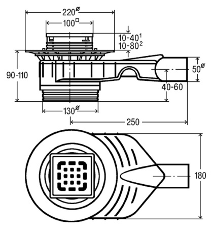 Душевой трап Viega Advantix 669201 фото