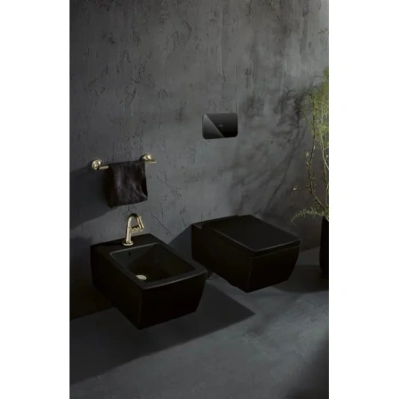Биде подвесное Villeroy & Boch Memento 2.0 Ebony CeramicPlus 443300S5 фото