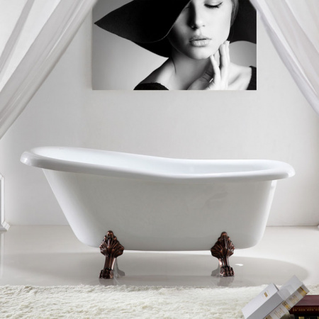 Ванна акриловая Abber AB9292 170x80 на ножках фото