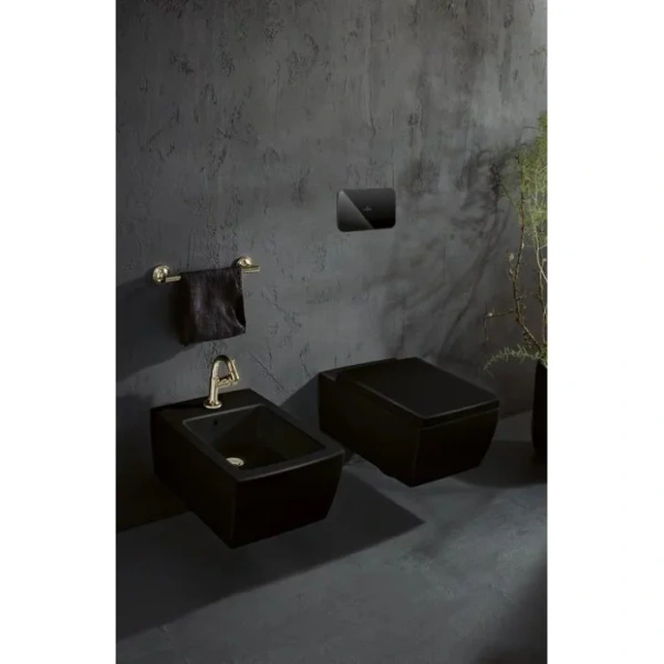 Биде подвесное Villeroy & Boch Memento 2.0 Ebony CeramicPlus 443300S5 фото