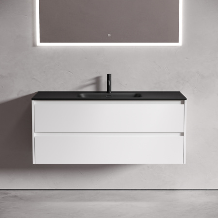 Тумба под раковину Sancos Libra LB120-1W белая фото