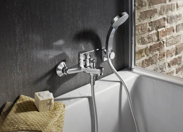 Настенный держатель для душа Jacob Delafon Modulo 8464D-CP хром фото