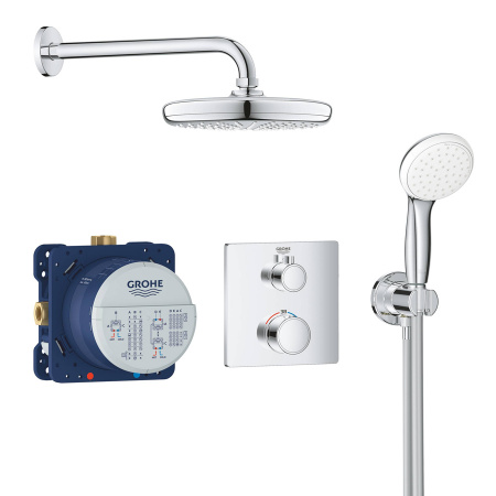 Душевая система скрытого монтажа Grohe Grohtherm 34729000 фото