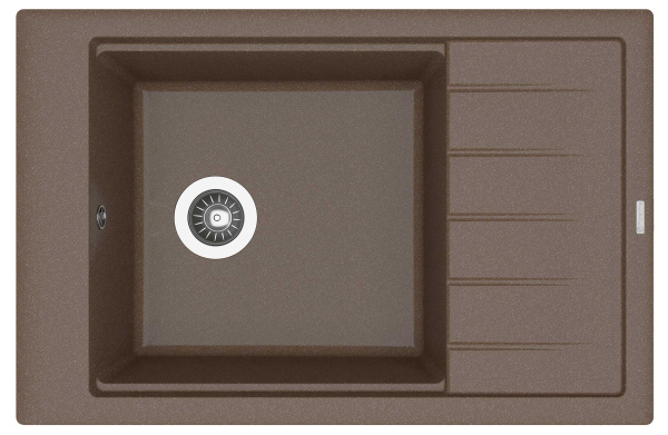 Кухонная мойка ЛИПСИ 780Р Florentina 20.275.D0780 мокко фото
