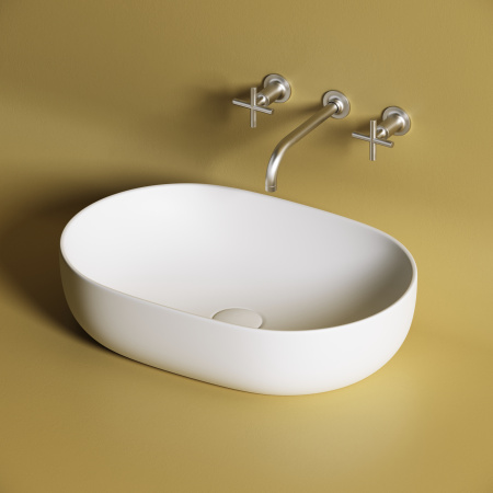 Накладная раковина Ceramica Nova Element CN6047MW 60x41 белая матовая фото