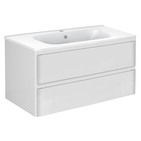 Тумба под раковину Vincea Vico VMC-2V100GW G.White 100 см фото