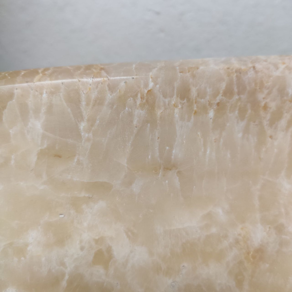 Накладная раковина из оникса Scuare Big Yellow SO-01539 (60*40*14) фото