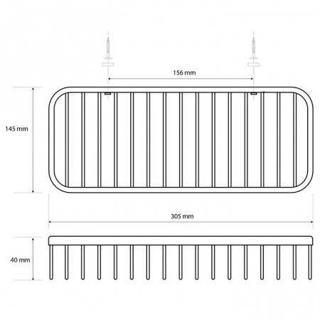 Мыльница настенная Bemeta Cytro 146208282 фото