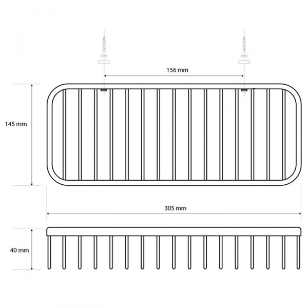 Мыльница настенная Bemeta Cytro 146208282 фото