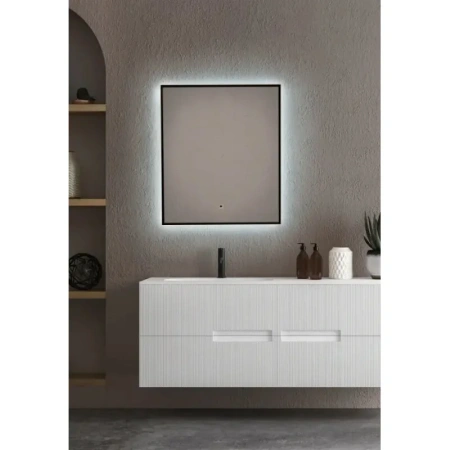 Зеркало с подсветкой и обогревом Aquame AQM9101B 60x70 фото