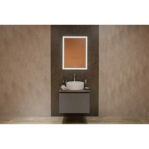 Зеркало с подсветкой и обогревом Aquame AQM9105 60x80 фото