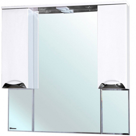 Зеркало-шкаф с подсветкой Bellezza Белла-105 Люкс белый фото