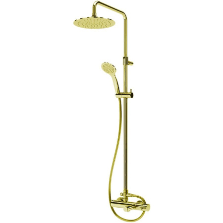 Душевая система (стойка) Cezares Czr CZR-B-CVD-SR Золото матовое фото
