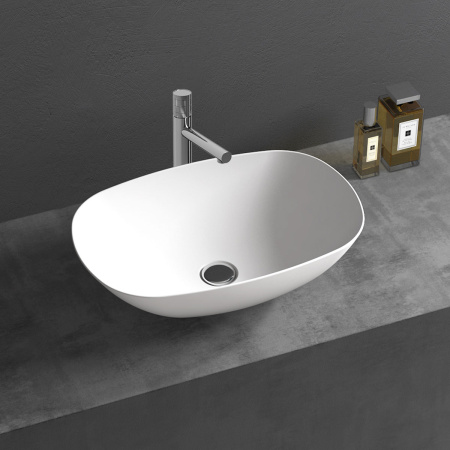 Накладная раковина Vincea VBS-6T12MW 54x36 белая матовая фото