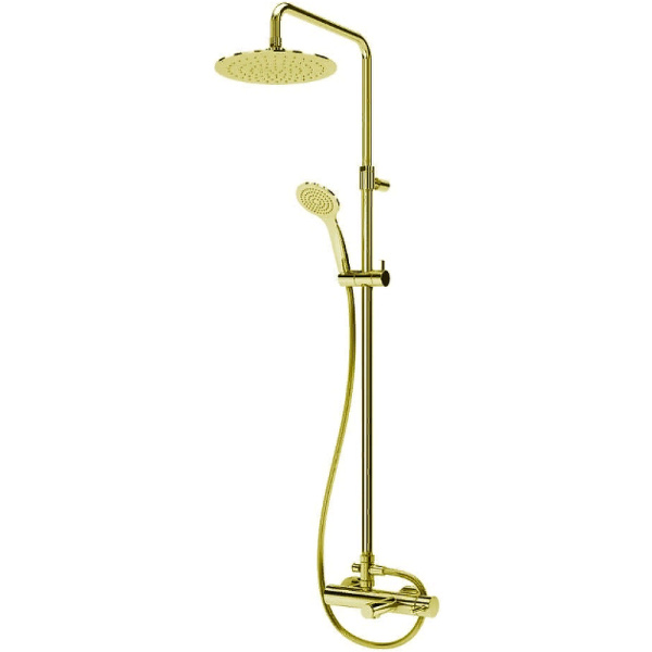 Душевая система (стойка) Cezares Czr CZR-B-CVD-SR Золото матовое фото
