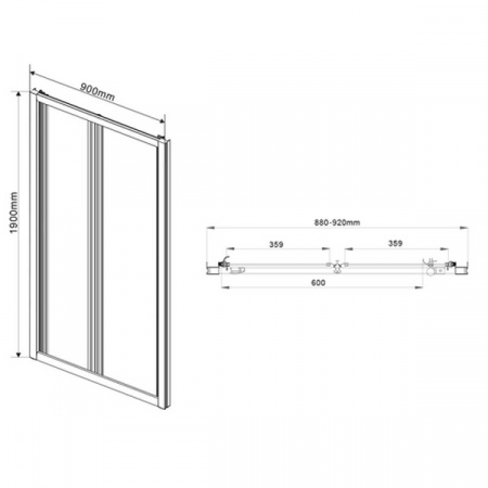 Душевая дверь Vincea Garda VDB-1G800CL фото