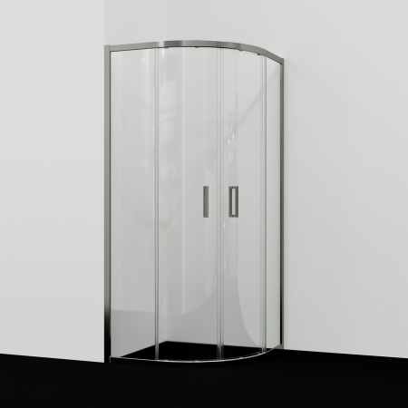 Душевой уголок WasserKRAFT Tauber 64S23 100x100 никель/прозрачное стекло фото