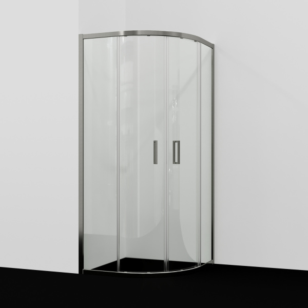 Душевой уголок WasserKRAFT Tauber 64S23 100x100 никель/прозрачное стекло фото