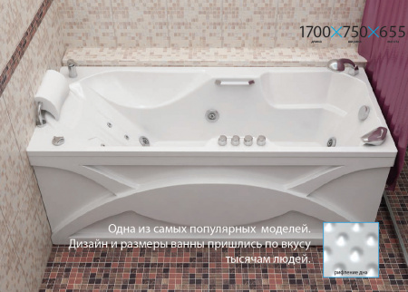 Акриловая ванна Triton Диана 170х75 фото