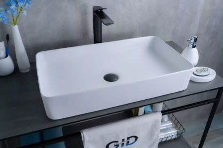 Накладная раковина GID Wm9396 60x34 белая матовая фото