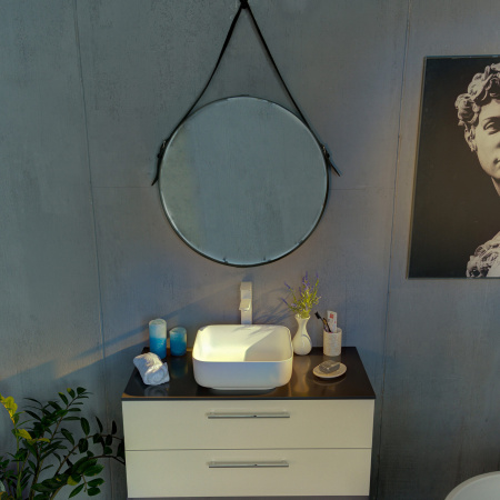 Накладная раковина Montebianco Loreto Piazza 360 12018 36x36 фото