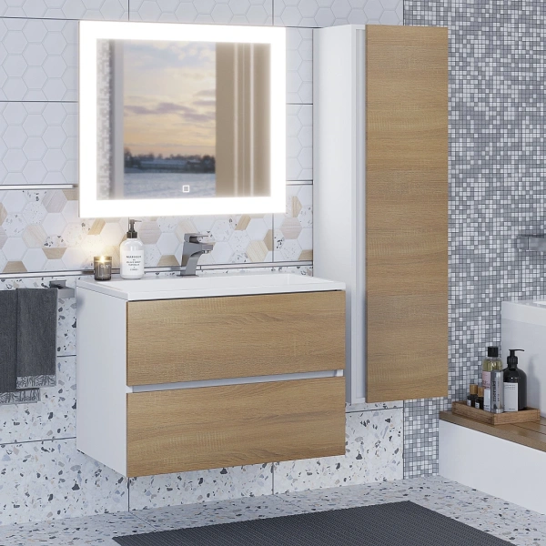 Зеркало с подсветкой, сенсорным выключателем и подогревом Uperwood Barsa 2920205442 70x80  фото