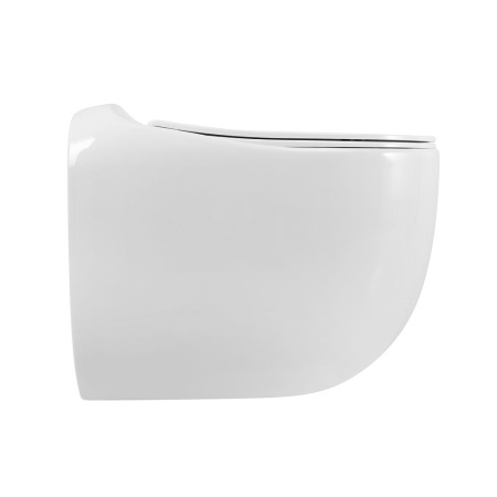 Унитаз подвесной безободковый Art&Max Forli AM020CHR/SC с сиденьем фото