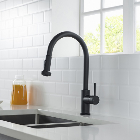 Смеситель для кухни Timo Saona 2316/03FL черный фото