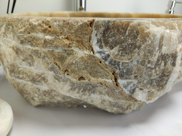 Накладная раковина из оникса Indo Erozy Sunset EO-00431 фото